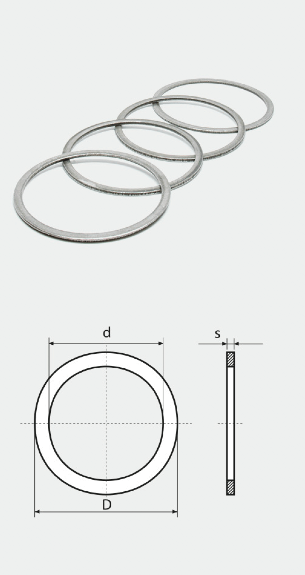 Rostfrei Passcheiben 988